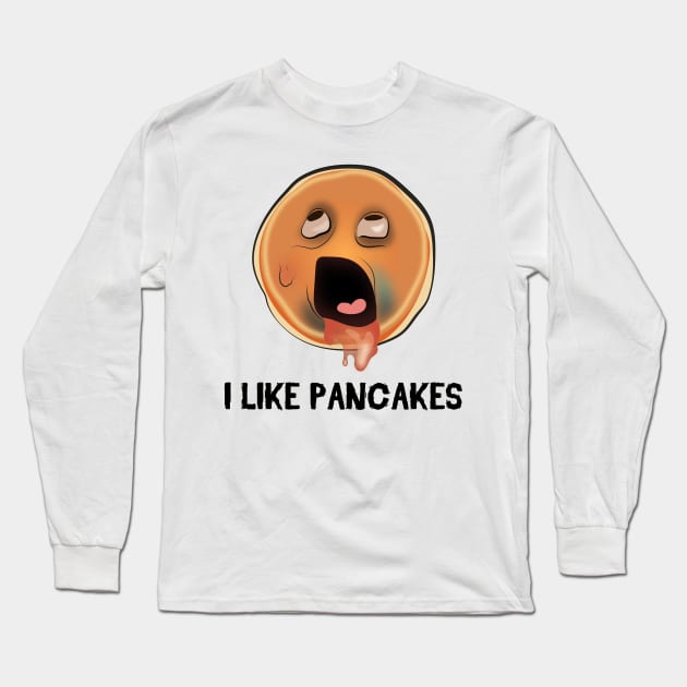 Pancake Zombie Long Sleeve T-Shirt by lidijaarts